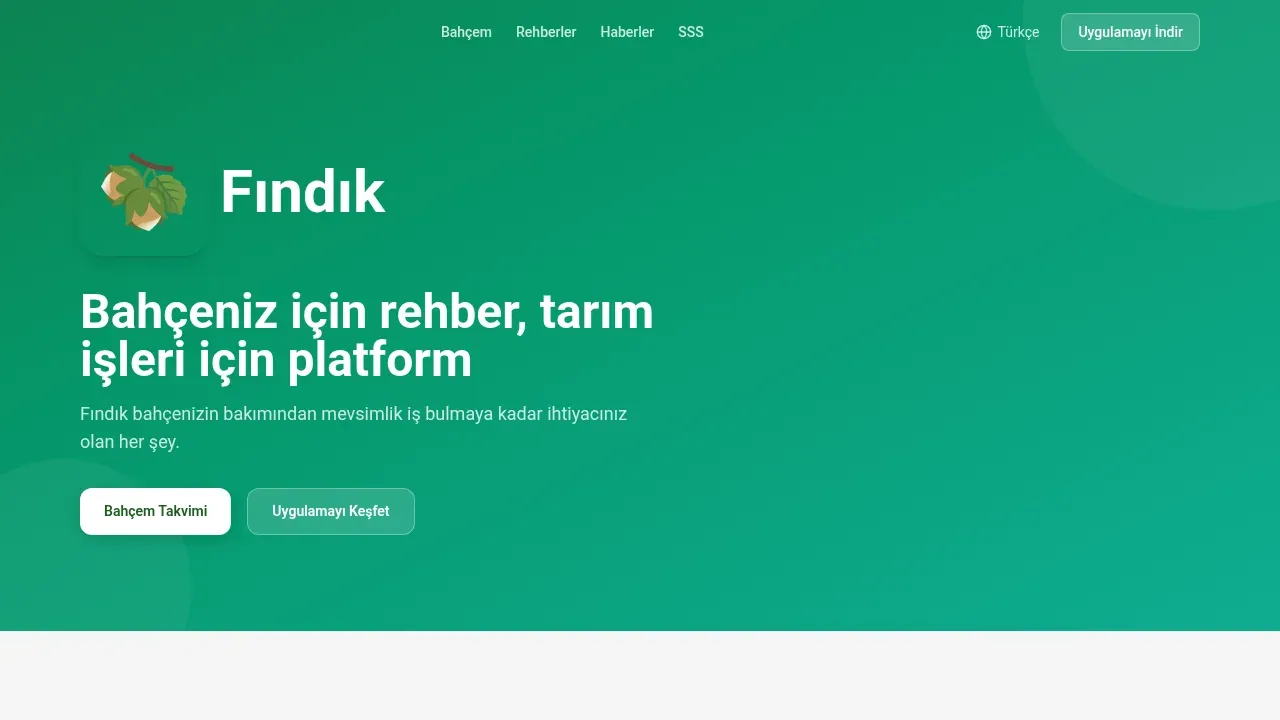 Fındık App