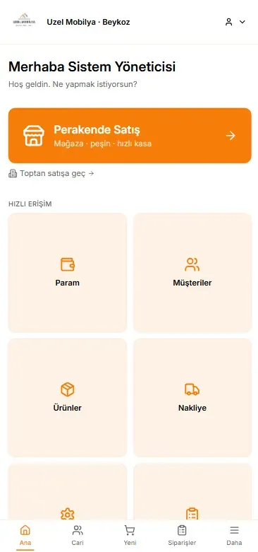 Uzel Mobilya Yönetim Sistemi - 3